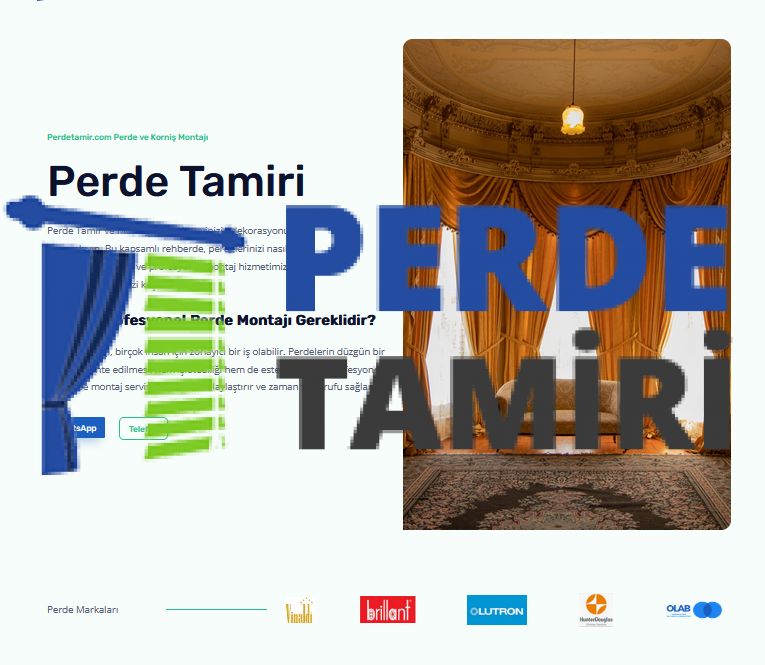 Antalya Perde Tamir Servisi