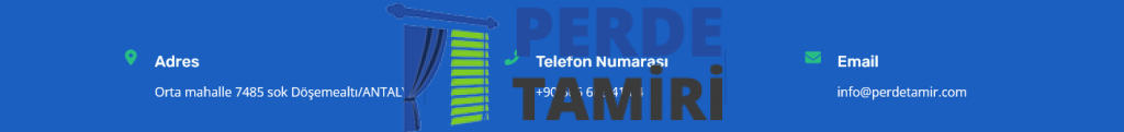 İzmir Perde Tamiri